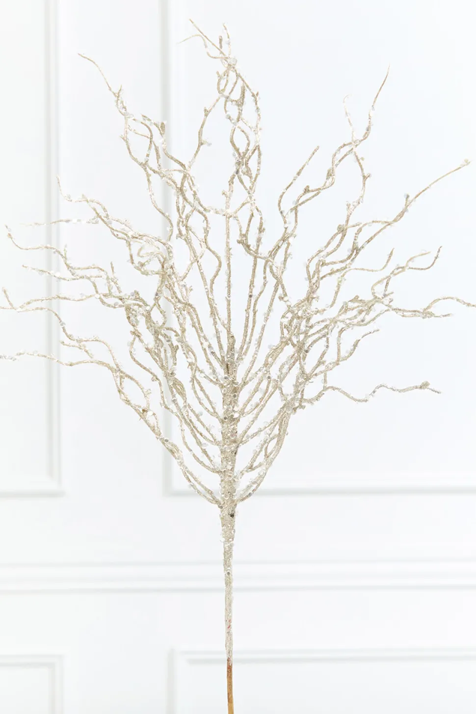 34" Snow Glitter Twig Branch