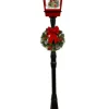72" Snowing Lamp Post with Elf and Gift Boxes - Mark Roberts