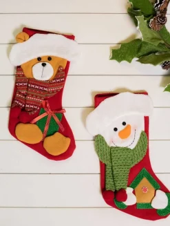 20” Snowman and Bear Stocking