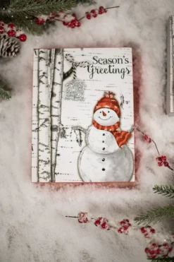 Snowman/Cardinal Christmas Block