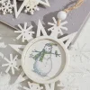 6" Snowman Plywood Ornament