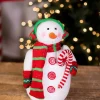 15” Snowman with Candy Cane