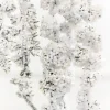 25" Snowy Hanging Berry Branch
