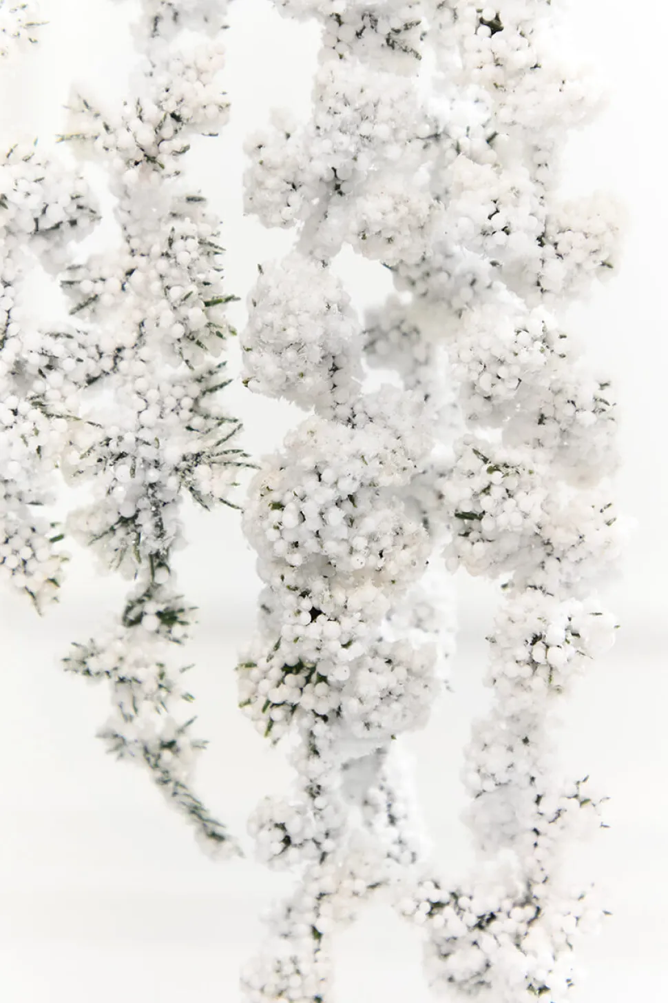25" Snowy Hanging Berry Branch