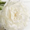 27” Snowy Peony Spray