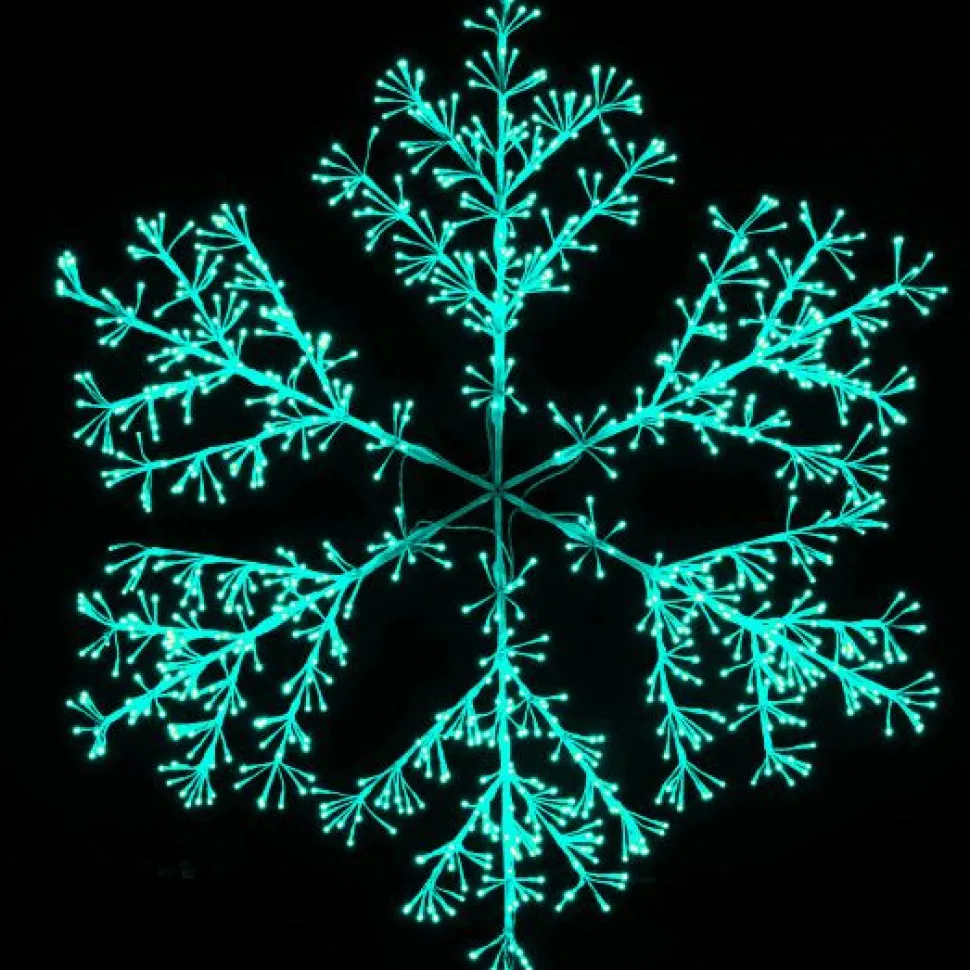60" Sparkler Snowflake LED RGBWW