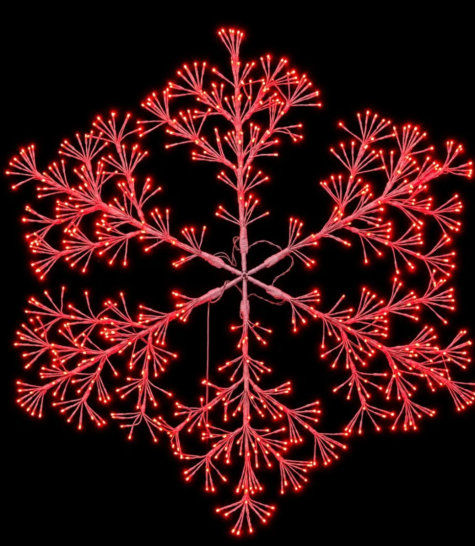 48" Sparkler Snowflake LED RGBWW