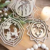 6" Spinning Nativity Ornament