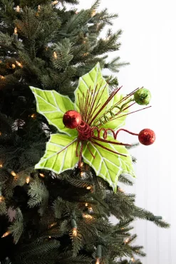 22” Spring Ball Poinsettia Stem