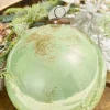 6" Spruce Antique Finished Glass Ball Ornament
