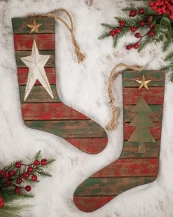 Star/Tree Holiday Hanging Stockings