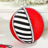 6" Stripe Ball Ornament