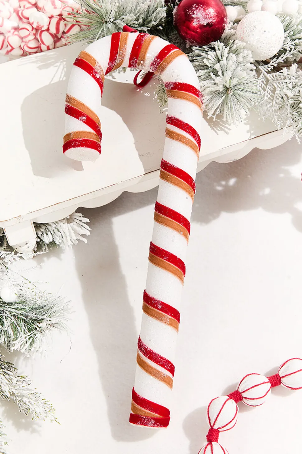 18" Sugar/Spice Gingerbread Candy Cane