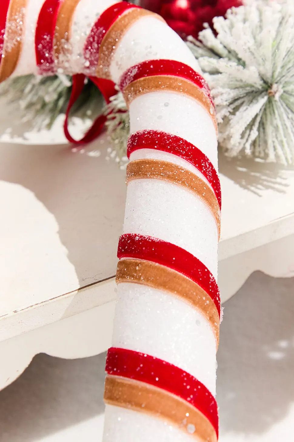 18" Sugar/Spice Gingerbread Candy Cane