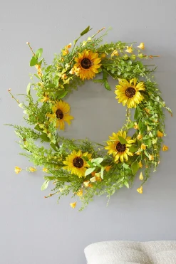 22" Sunflower Wreath