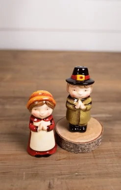 Sweet Pilgrim Salt and Pepper Shakers - Set of 2