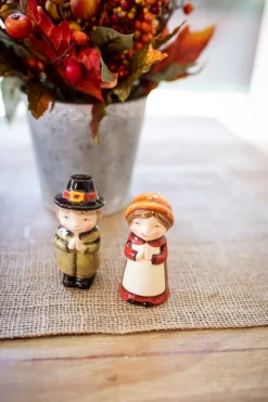 Sweet Pilgrim Salt and Pepper Shakers - Set of 2