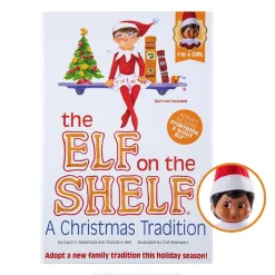 The Elf On The Shelf Girl - Dark Tone, Brown Eyes