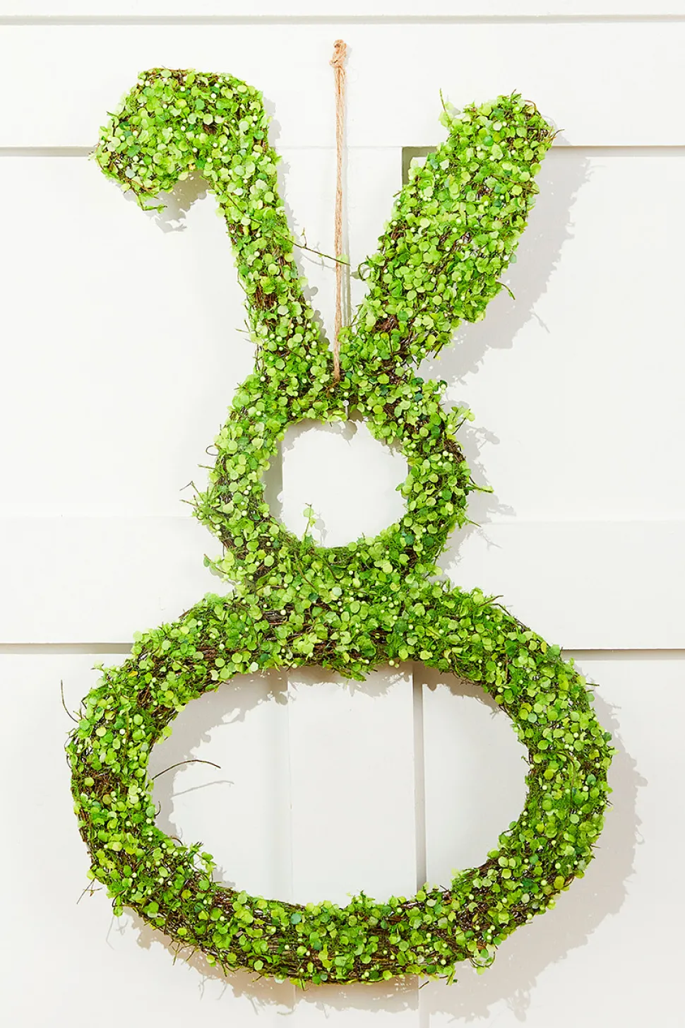 20" Thick Angel Vine Rabbit With Jute Hanger