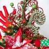30” Tinsel Swirl Spray