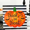 10" Trick or Treat Glitter Sign