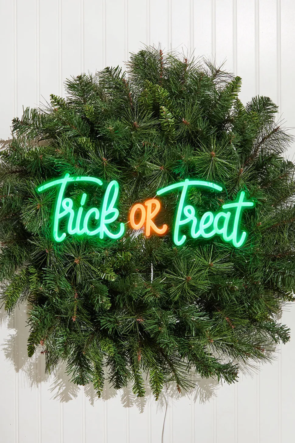 17.7" Trick Or Treat Lit Neon Sign