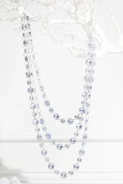 Triple Bead Silver Garland Ornament