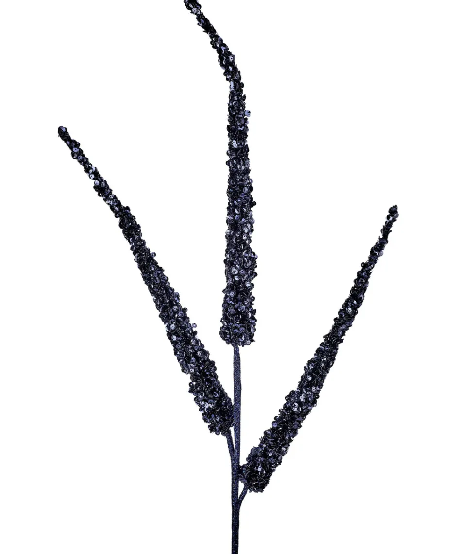 34" Triple Glitter/Sequin Millet Spray
