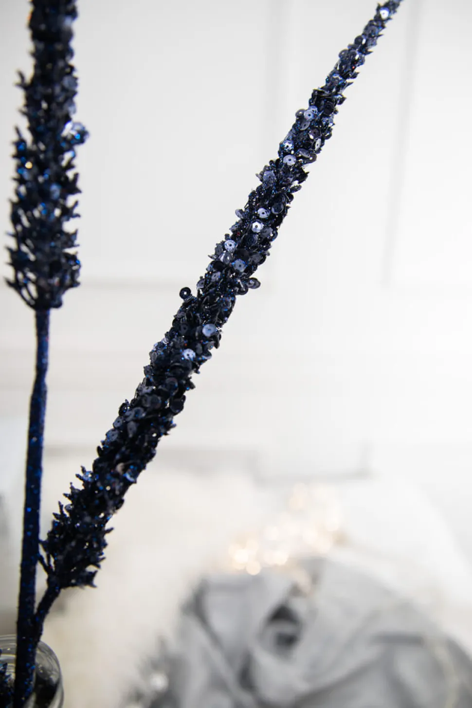 34" Triple Glitter/Sequin Millet Spray
