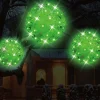 5.5" Twinkling Green Crystal Sphere