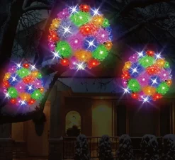 5.5" Twinkling Multi Crystal Sphere