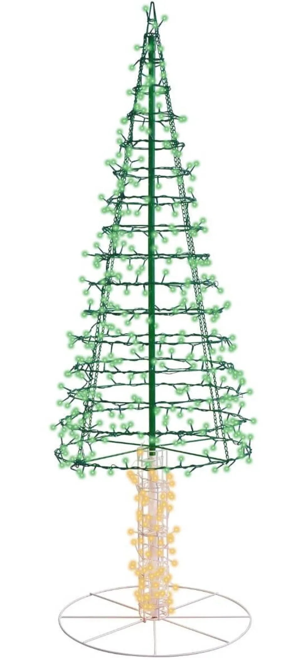 6' Twinkling Starry Alpine Tree - Green/Warm White 460 Lights