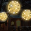 5.5" Twinkling Warm White Crystal Sphere