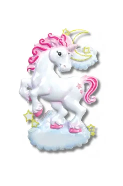 5" Unicorn Customizable Ornament