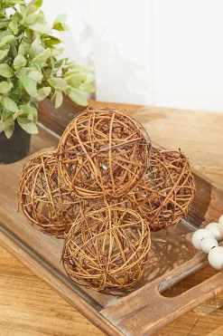 Vine Grapevine Ornament - Set of 4