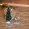 Vintage Bottle Brush Tree In Jar with Snow