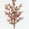 24" Warm Copper Eucalyptus Spray
