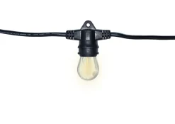 48' Warm White In-Line Patio Light Set - S14 LED Bulbs Included