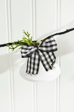 67” White Country Bell Garland