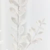 30" White Glitter Eucalyptus Spray