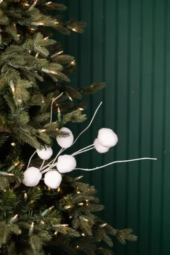 24” White Snowball Spray