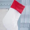 White Stocking with Red Trim