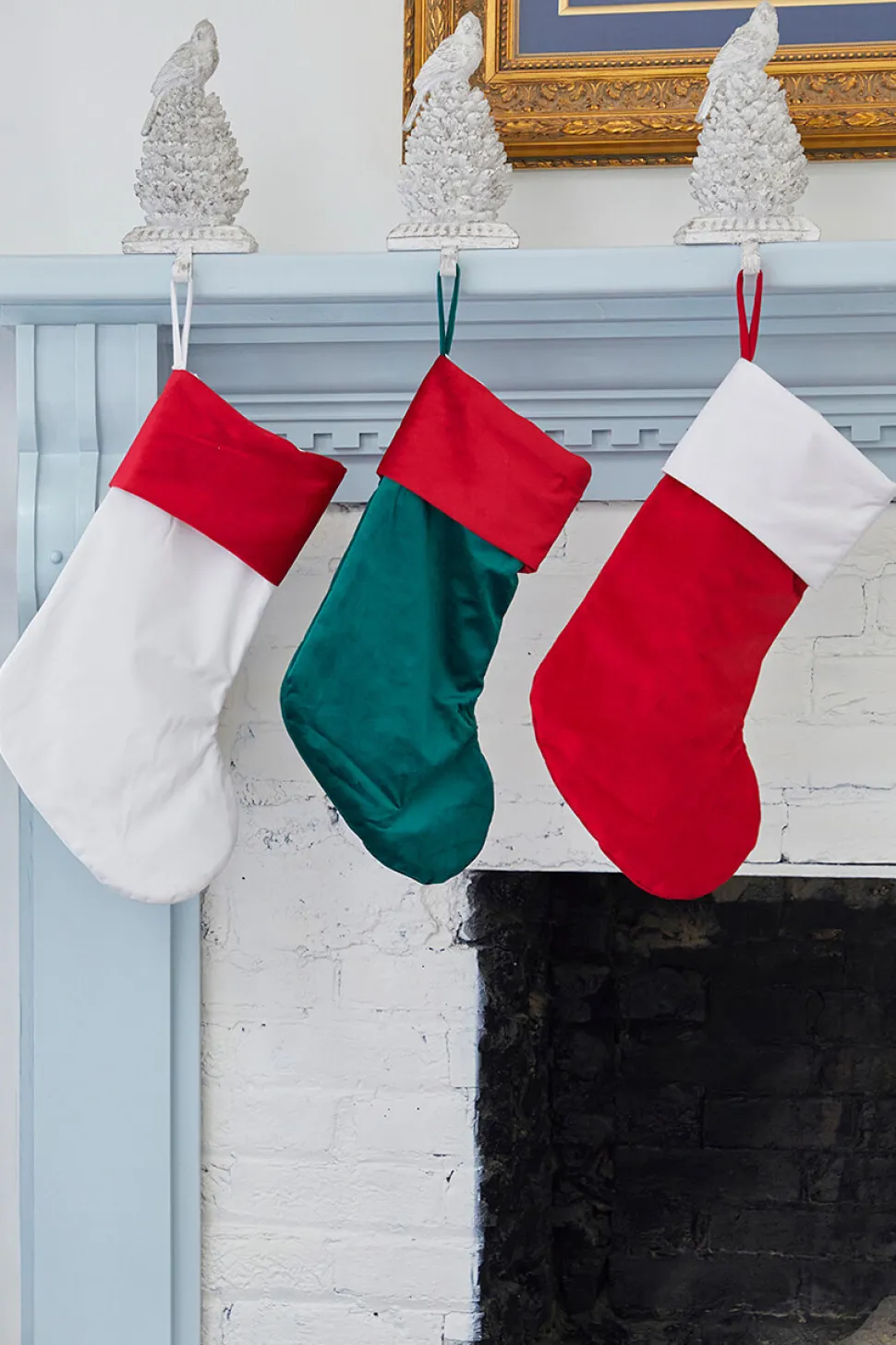 White Stocking with Red Trim
