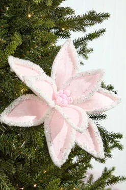 22" Winter Freeze Poinsettia Stem