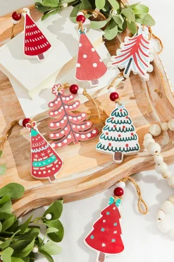 5” Wooden Christmas Tree Ornament