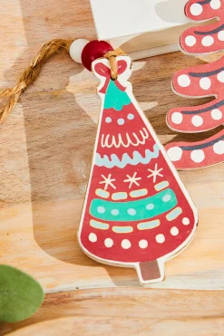5” Wooden Christmas Tree Ornament