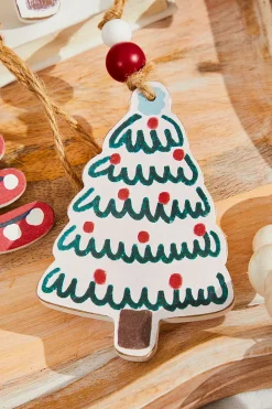 5” Wooden Christmas Tree Ornament