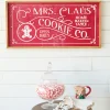 31.8” Wood Holiday Engraved Wall Sign