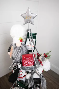 4” Wood Holiday Sign