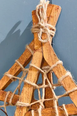22" Wood Snowshoes - Set of 2